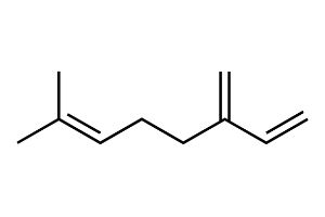 myrcene-molecule